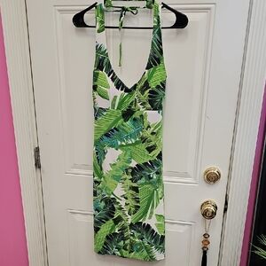 Cache, Summer, Backless, Dress, Halter, Beach, Vacation, Travel, Casual, Bride